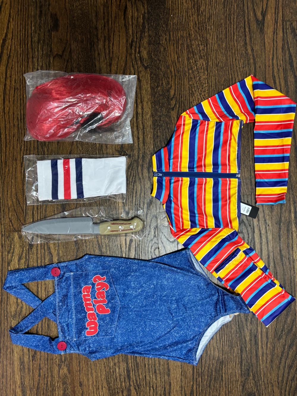 Fashion Nova - Adult Chucky Halloween Costume Size Small - Women